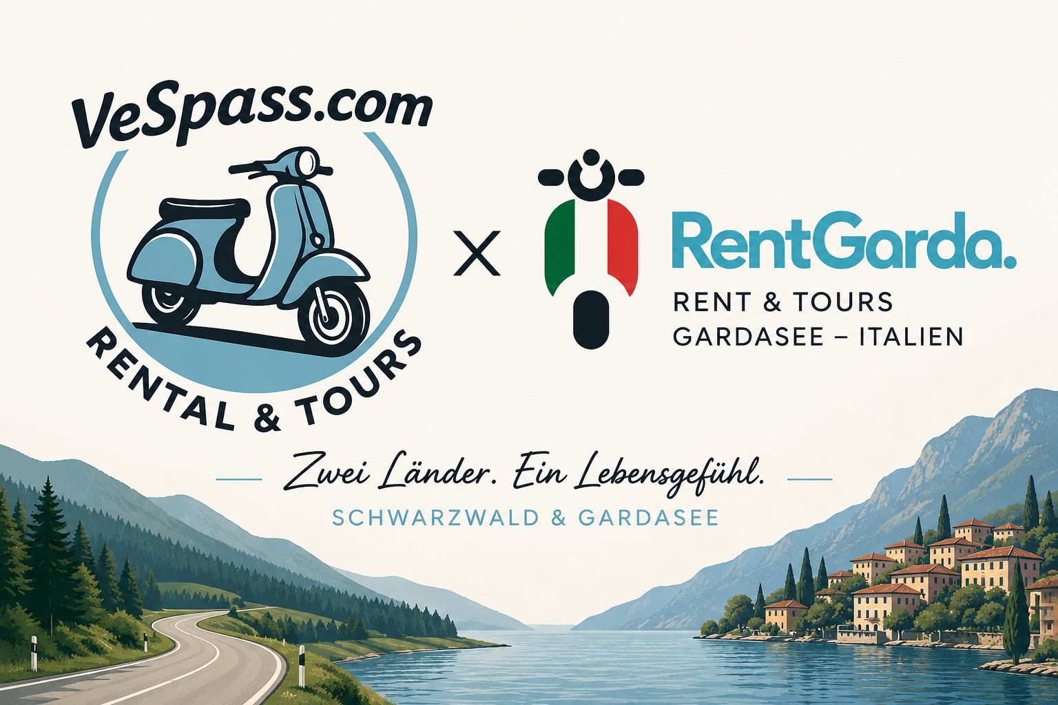 VeSpass & RentGarda: Eine Partnerschaft für unvergessliche Vespa-Erlebnisse